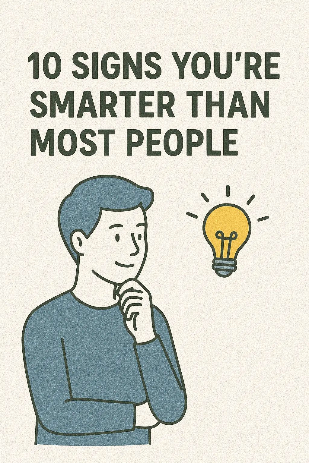 10 Signs You’re Smarter Than Most People