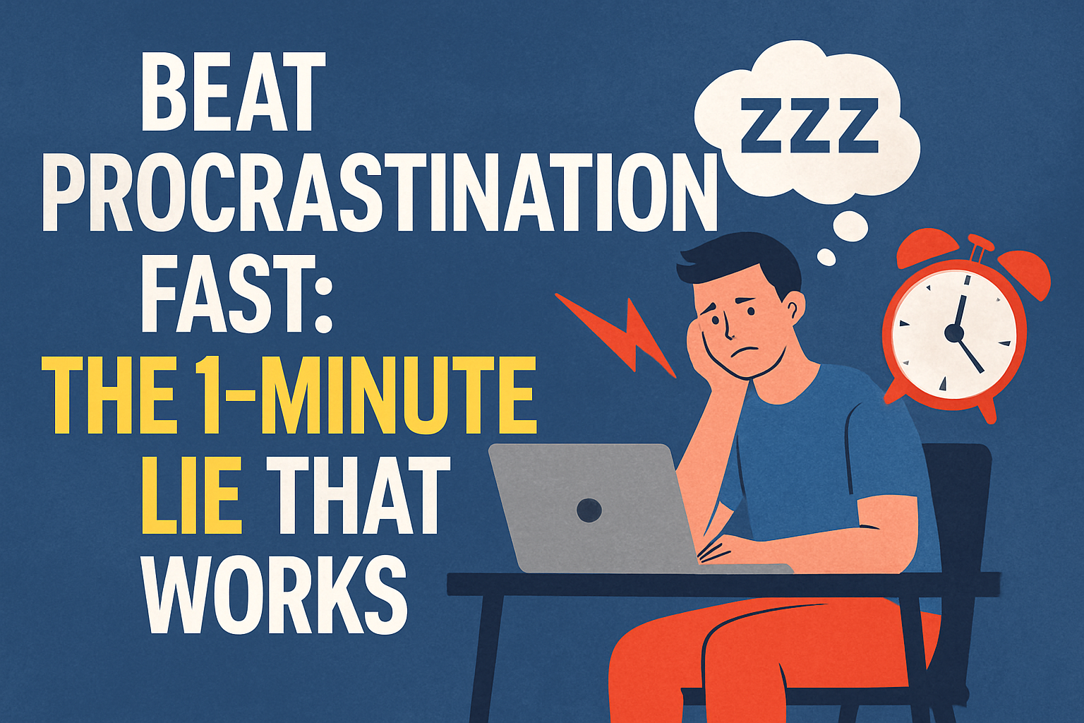 Beat Procrastination Fast: The 1-Minute Lie That Works